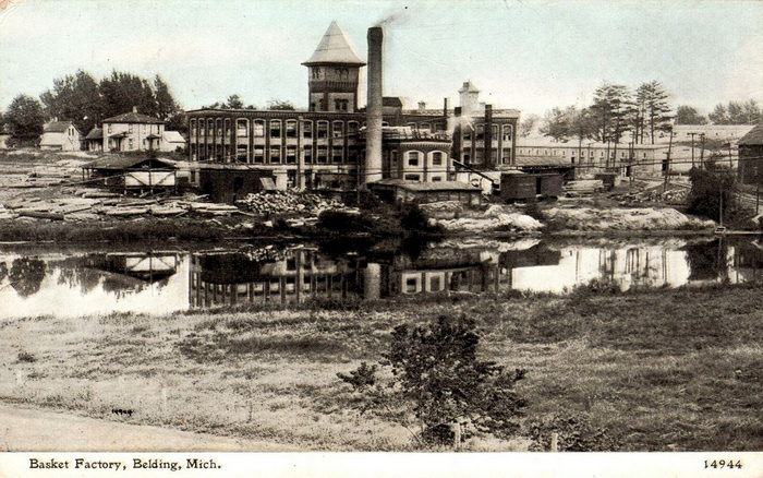 Belding - Vintage Postcard (newer photo)